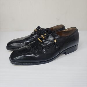 90s Vintage Giorgio Brutini Snakeskin Oxford Shoes